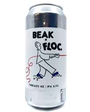 Beak Brewery x Floc Threads NZ IPA 6.5% (440ml can)