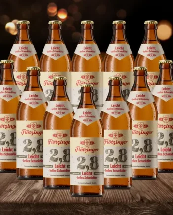 Flotzinger Leight Pils German Beer 500ml Bottles – 2.8% ABV (12 Pack)