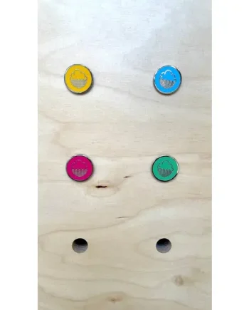 Enamel Cloudwater Logo Badge (4 Colours)
