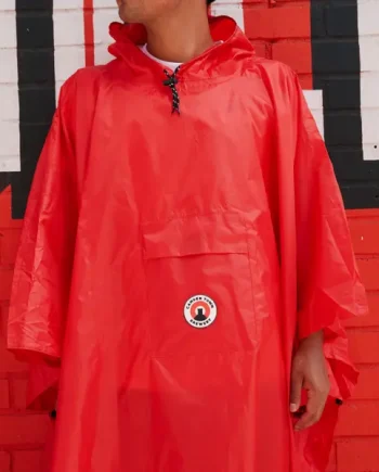 Camden Red Poncho