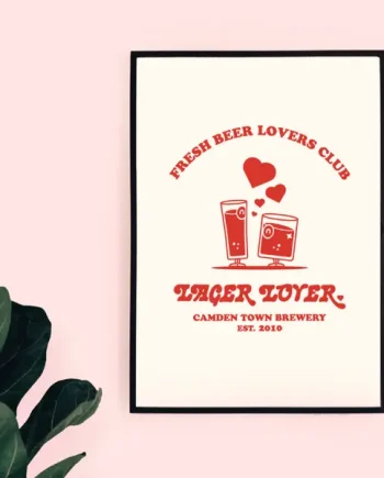 Lager Lover Print