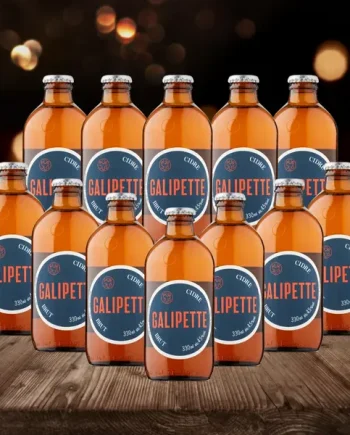 Galipette Brut French Cider 330ml Bottles - 4.50% ABV (12 Pack)