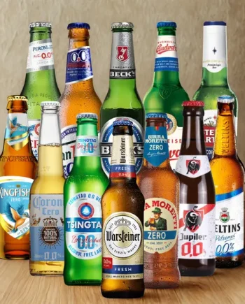 Premium Lager Low/No Alcohol Free Mixed Case Gift Set – (12 Pack)