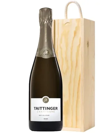 Taittinger Brut Vintage Champagne 2016 75cl In Pine Gift Box