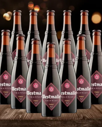 Westmalle Belgian Trappist Dubbel Beer 330ml Bottles - 7.0% ABV (Multipack)