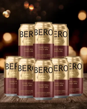 BERO Edge Hill Hazy IPA 355ml Cans – 0.5% ABV (8 pack)