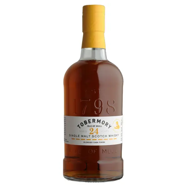 Tobermory, Oloroso Cask Finish, 24-Year-Old, Island, Single Malt Scotch Whisky (52.5%)