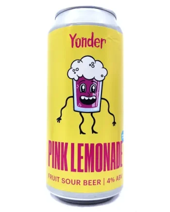 Yonder Pink Lemonade Sour Beer 4% (440ml can)
