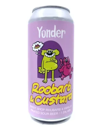 Yonder Roobarb & Custard Fruited Sour Beer 7.5% (440ml)