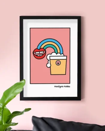 Martyna Makes Rainbow Print