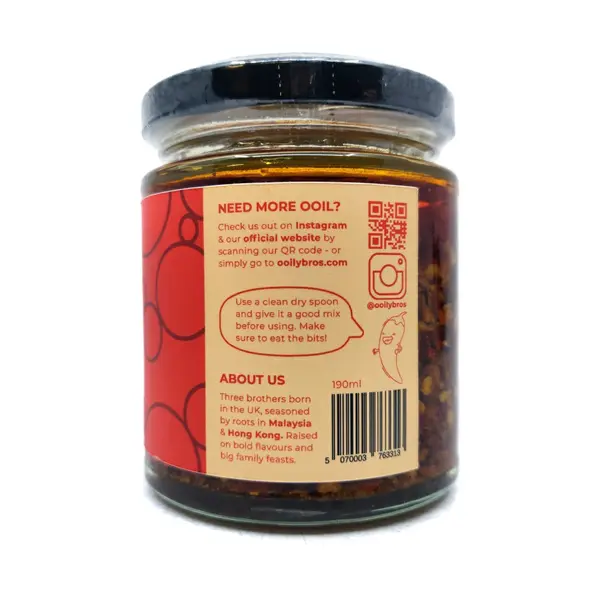 Ooily Bros Original Hot Crispy Chilli Oil (240g)