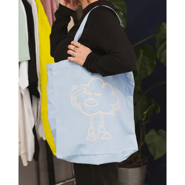 Mid Tote Bag with pocket | 2 Colours