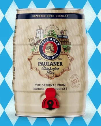 Paulaner Munchen Oktoberfest Premium German Bier 5 litre Mini Keg - 6.0% ABV