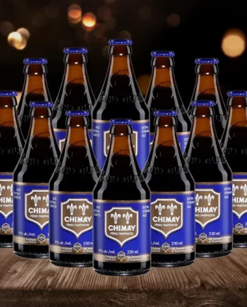 Chimay Blue Belgian Trappist Strong Dark Ale 330ml Bottles - 9% ABV (Multipack)