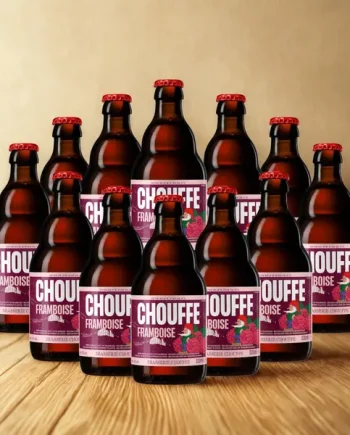 Chouffe Framboise Belgium Fruit Beer 330ml Bottles - 7% ABV (12 Pack)