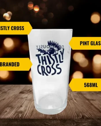 Thistly Cross Pint Glass