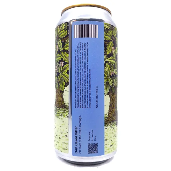 Anspach & Hobday x The Rake Oak Oaked Bitter 4.3% (440ml can)
