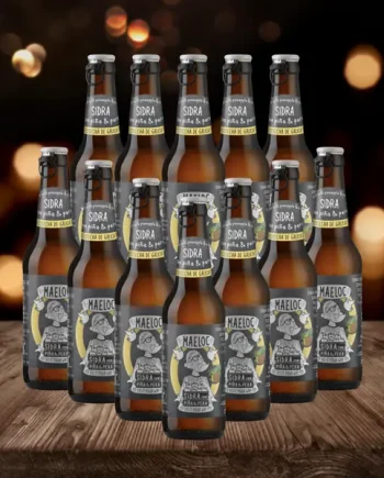 Maeloc Galician Pineapple & Pear Spanish Cider 330ml Bottles - 4.0% ABV (12 Pack)
