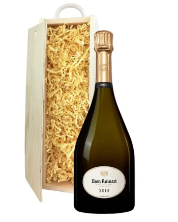 Dom Ruinart Blanc de Blancs 2010 Champagne 75cl In Pine Gift Box