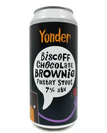 Yonder Biscoff Chocolate Brownie Pastry Stout 7% (440ml can)