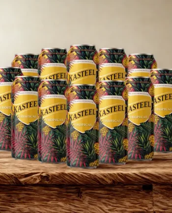 Kasteel Tropical Belgian Fruit Beer 500ml Cans – 7% ABV (12 Pack)