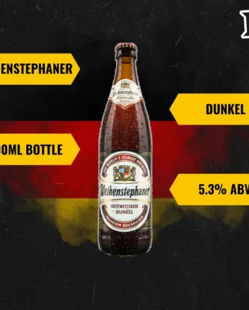 Weihenstephaner Hefeweissbier Dunkel 500ml Bottles - 5.3% ABV (Multipack)
