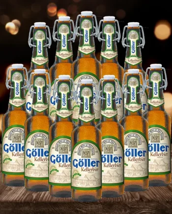 Göller German Kellerbier Lager 500 ml Bottles – ABV 4.9% (12 Pack)
