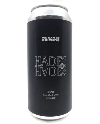 We Can Be Friends Hades Deep Dark Stout 0.5% (440ml can)