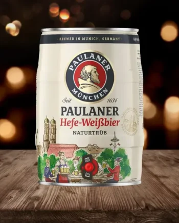 Paulaner Hefe-Weizen German Lager 5ltr Mini Keg - 5.5% ABV