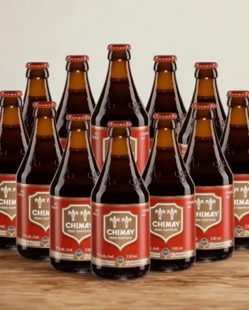 Chimay Red Belgian Trappist Dubbel 330ml Bottles - 7.0% ABV (Multipack)