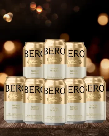 BERO Noon Wheat Beer 355ml Cans – 0.5% ABV (8 pack)