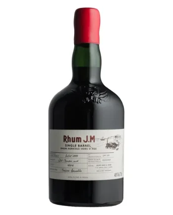2000 Rhum J.M, Berry Bros. & Rudd Exclusive Selection, Single Barrel No. 180018, Vieux Rhum Agricole, Martinique (40%)