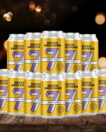 Seven Brothers JUICY IPA New England / Hazy IPA 330 ml Cans – ABV 6.0% (12 Pack)