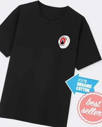 BLACK BOTTLE CAP TSHIRT