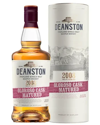 2008 Deanston, Oloroso Cask Matured, 12-Year-Old, Highland, Single Malt Scotch Whisky (52.7%)