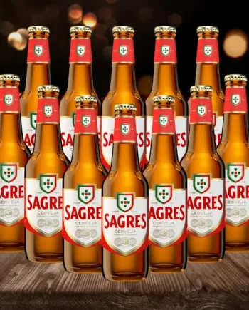 Sagres Cerveja Portuguese Lager 330ml Bottles - 5.1% ABV (12 Pack)