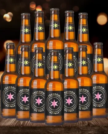 Freedom NZ PALE New Zealand Pale Ale 330 ml Bottles – ABV 4.0% (12 Pack) - BBD October 2025