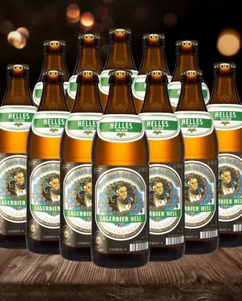 Augustiner Helles German Lager 500ml Bottles - 5.2% ABV (Multipack)