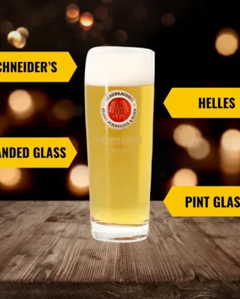 Schneider's Authentic Bavarian Helles Pint Glass