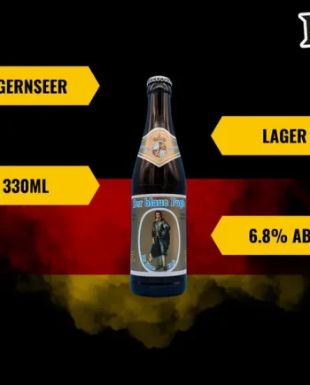 Tegernseer Blaue Page German Lager 330ml Bottles - 6.8% ABV (Multipack)