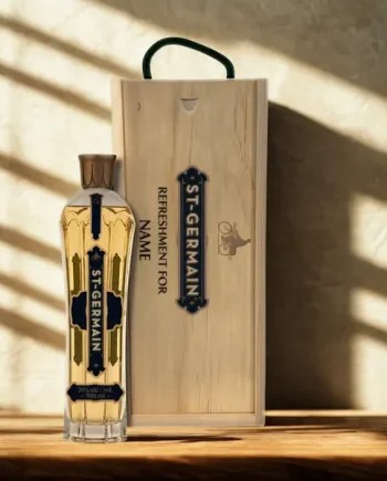 Personalised St-Germain Elderflower Liqueur Gift Set - 70cl (20% ABV)