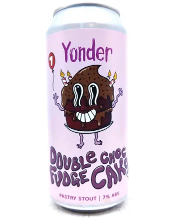 Yonder Double Choc Fudge Cake Pastry Stout 7% (440ml can)
