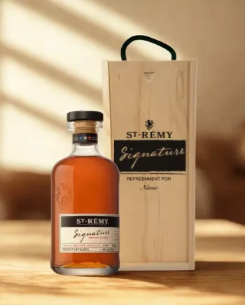 Personalised St Remy Signature Brandy Gift Set - 70cl (40% ABV)