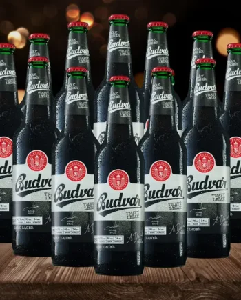Budweiser Budvar Tmavy Dark Czech Lager 500ml Bottles - 4.7% ABV (MultiPack)