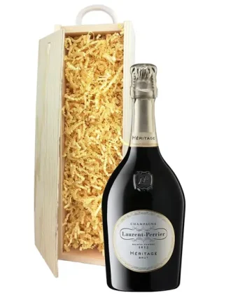 Laurent Perrier Heritage MV Champagne 75cl In Pine Gift Box