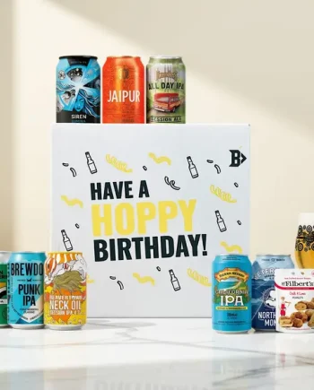 World IPA Hoppy Birthday Gift Box with Glass - (8 Pack)