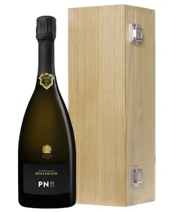 Bollinger PN AYC21 Champagne NV 75cl Oak Luxury Gift Boxed
