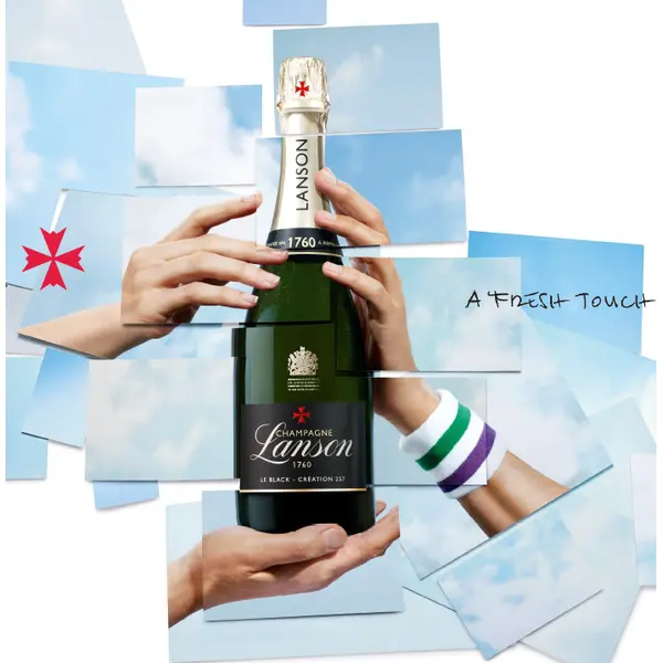 Lanson Le Black Creation Champagne Wimbledon Pouch 75cl