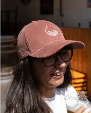 Cord Baseball Cap with logo - 3 colours