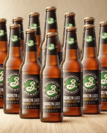 Brooklyn Brewery American Amber Lager (Multipack) - 5.2% ABV